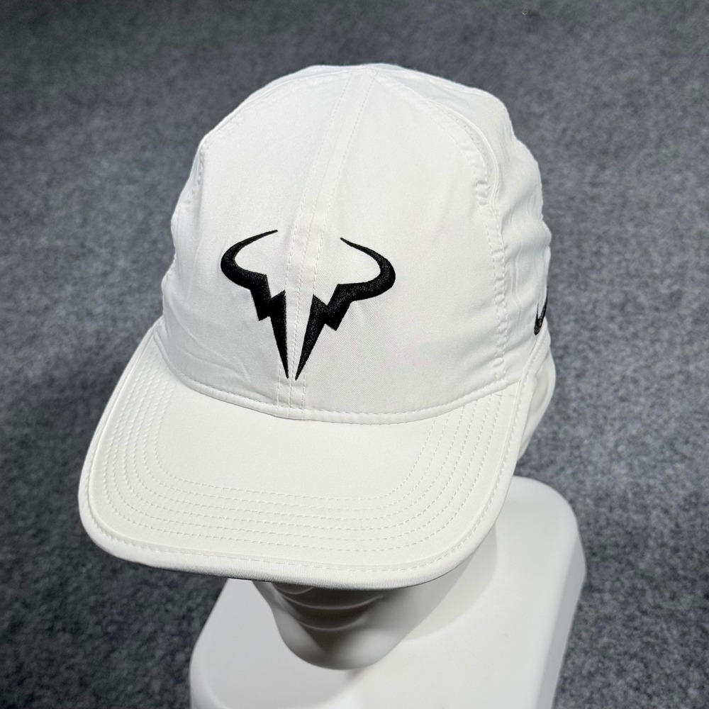 Nike Rafael Nadal Rafa Club Cap Tennis Hat Unisex M/L White